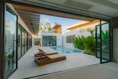 Villa — Private Pool Villa 4BR Bangtao and Layan Beach in Cheong Thalea, Phuket